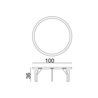 Table basse ronde Harmony 