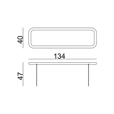 Table basse rectangulaire Harmony