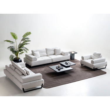 Ensemble de bancs Sirocco 3+2+1