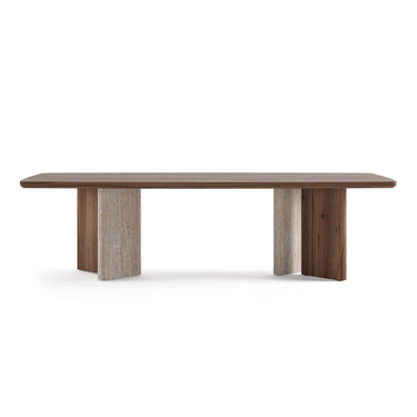 Enna Dining Table with Marble Legs, 240 cm