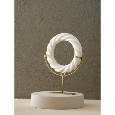 Marmer Simit Decoratie (Groot Formaat)