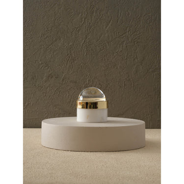 Marmer Decoratie Met Halve Glazen Bol (Middelgroot Formaat)