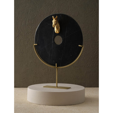 Schijf Met Paardenhoofd Decoratie