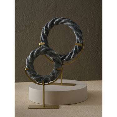 Marmer Simit Decoratie (Set Van 2)