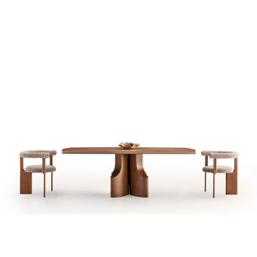 Table à manger statue